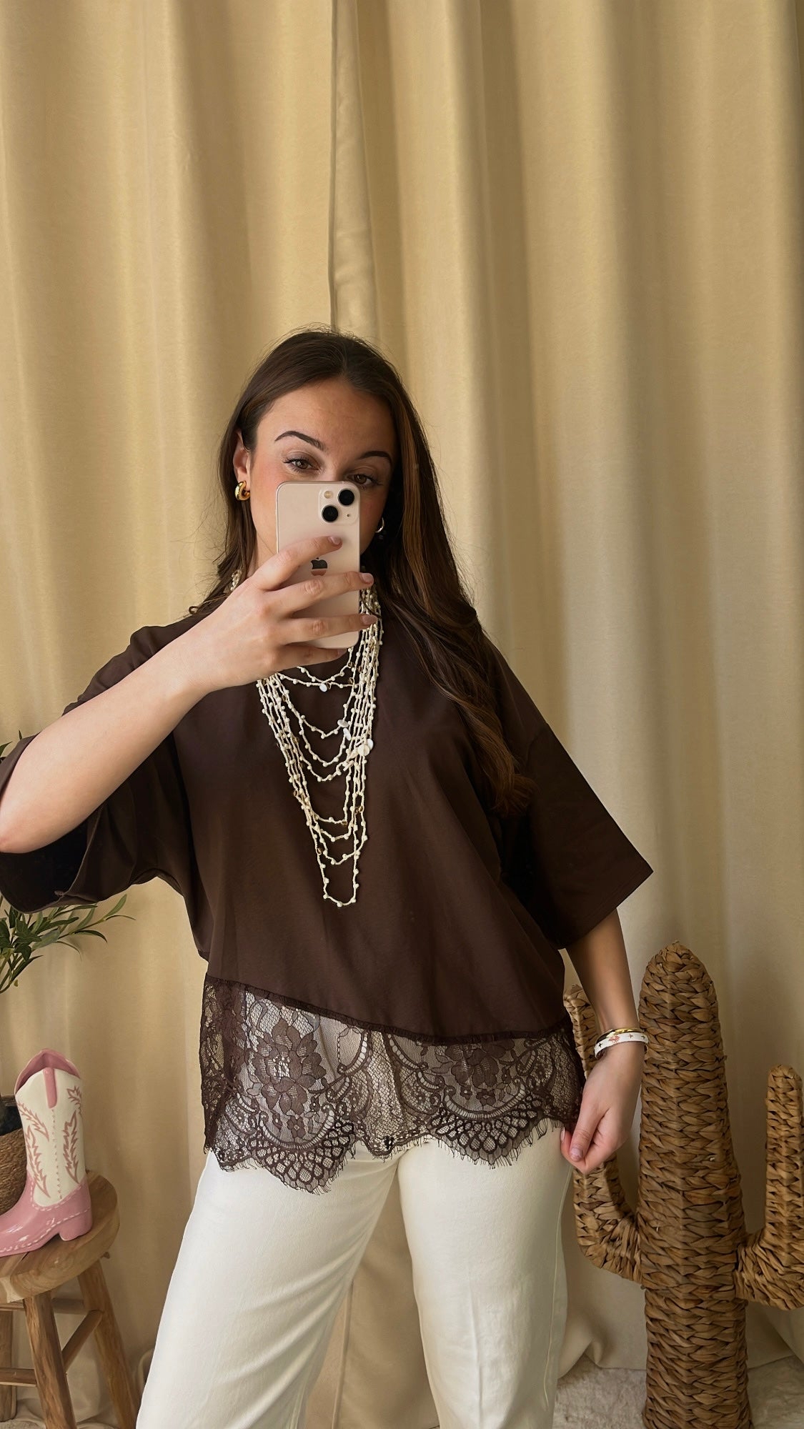 Tee-shirt Dolce Marron