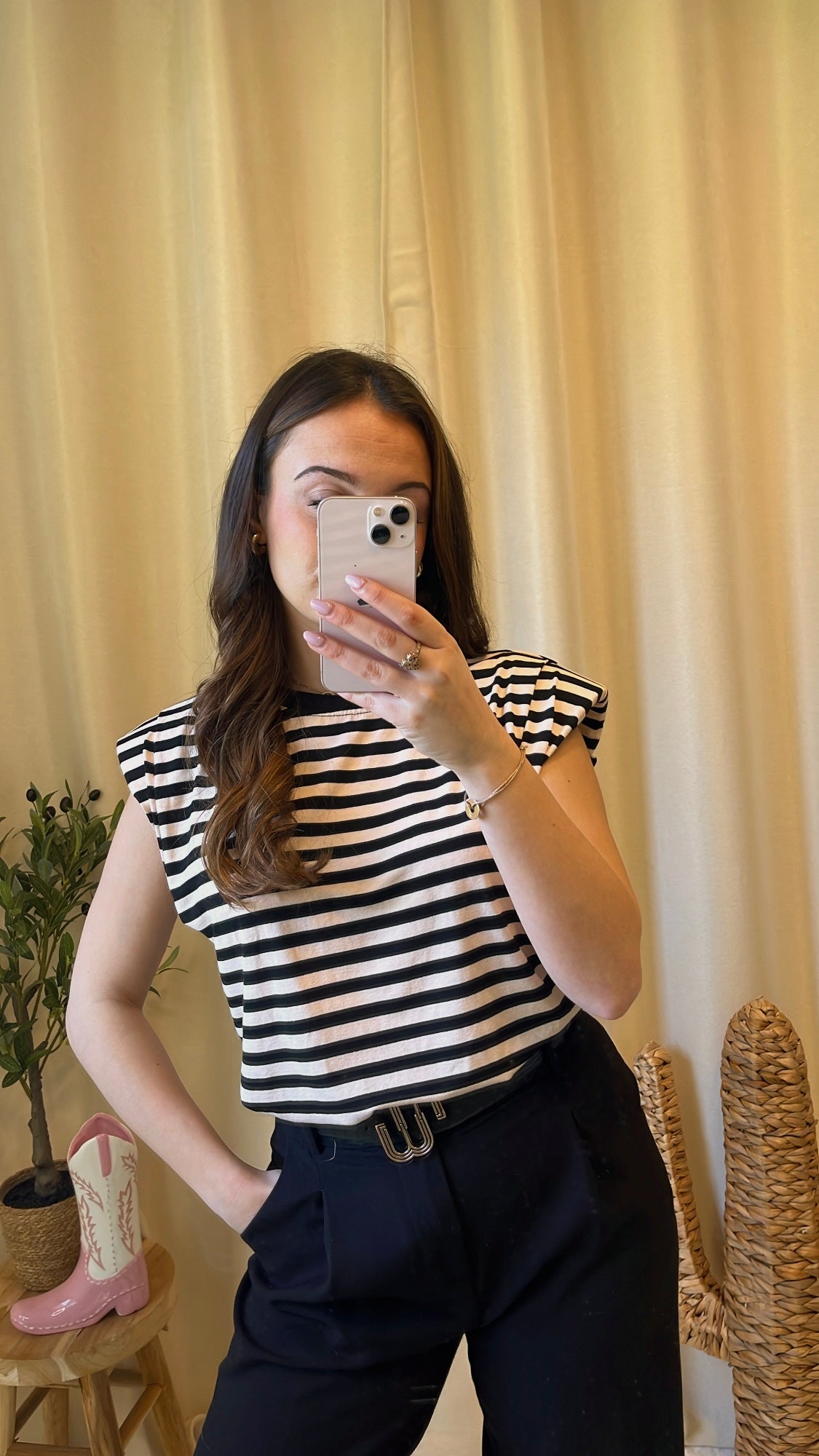 Tee-shirt Marina noir