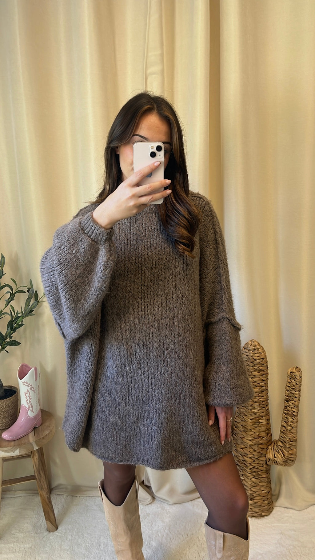 Pull Cozy chocolat