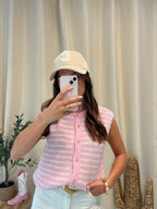 Pull sans manches MIMI Rose