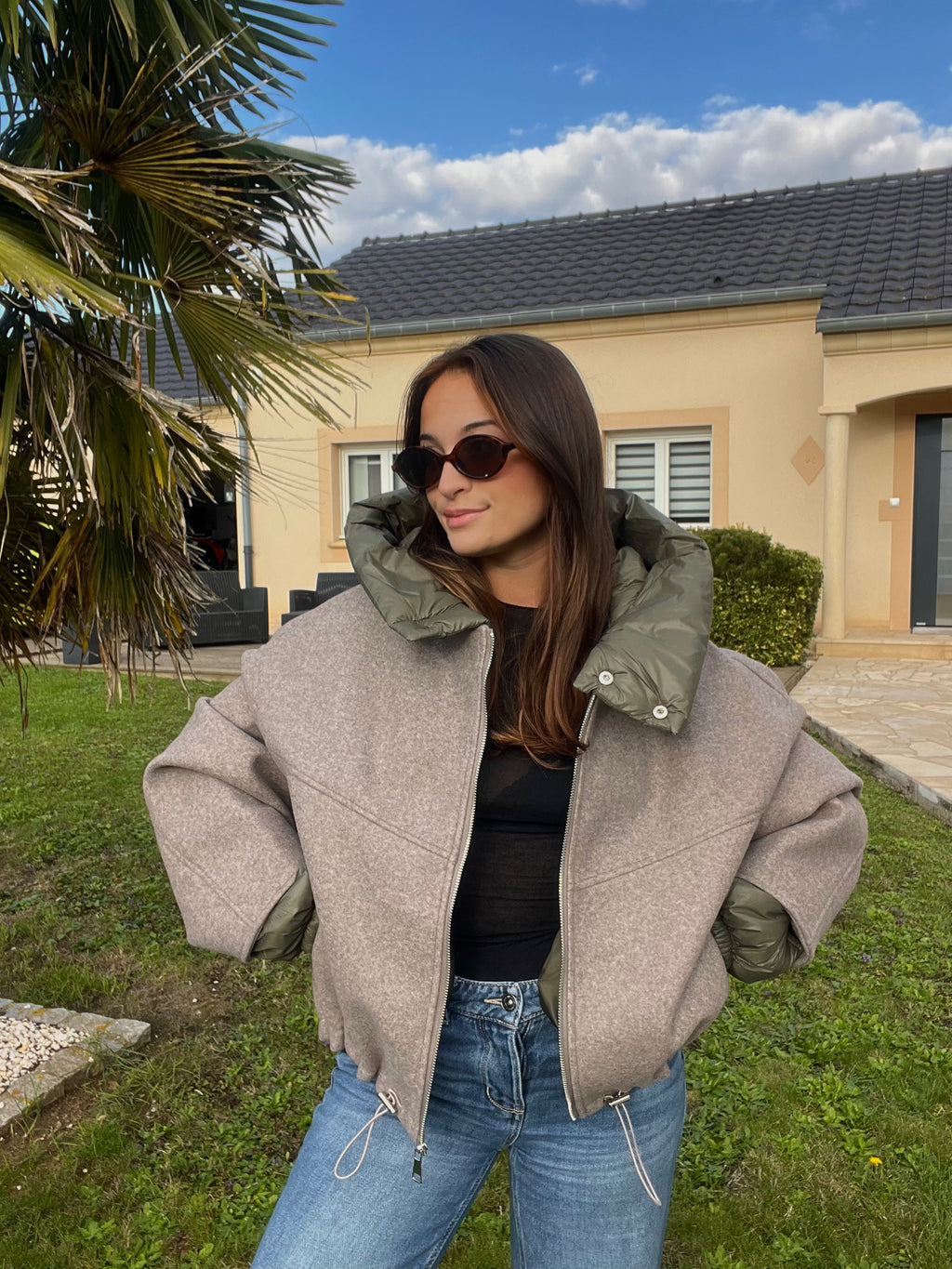 Manteau EDEN Taupe