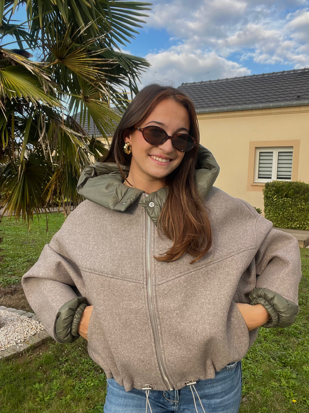 Manteau EDEN Taupe
