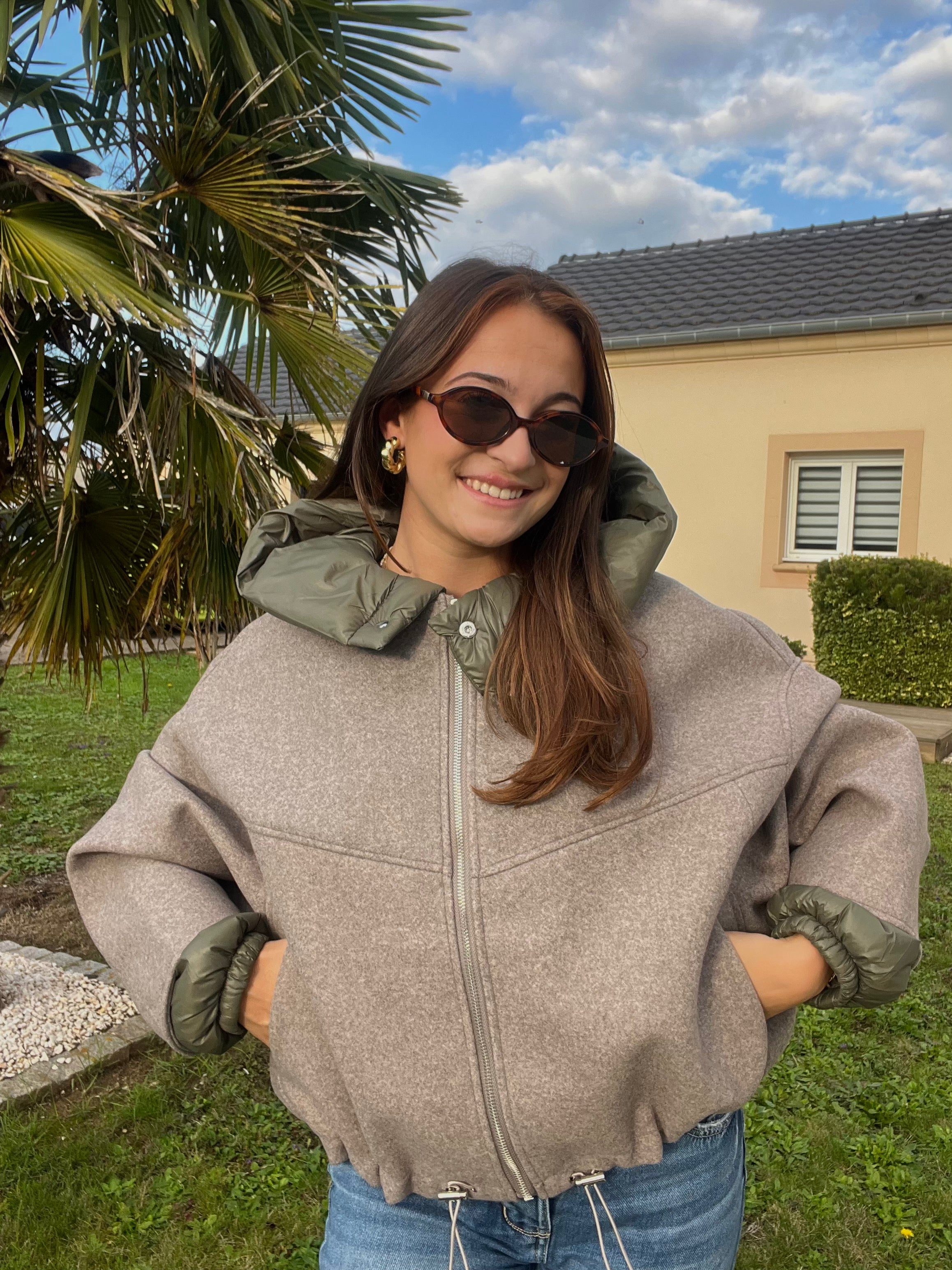 Manteau EDEN Taupe