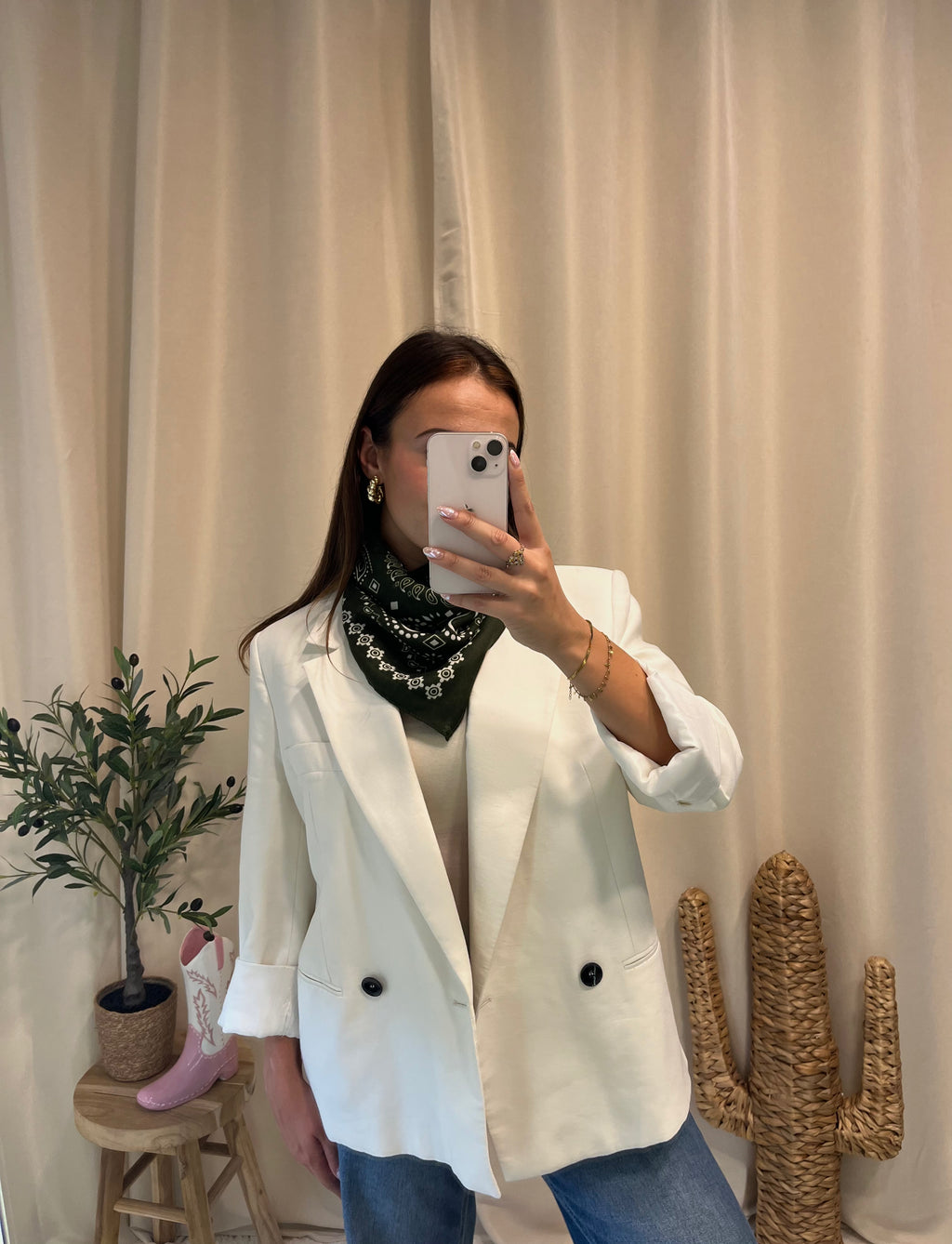 Foulard BANDANA kaki