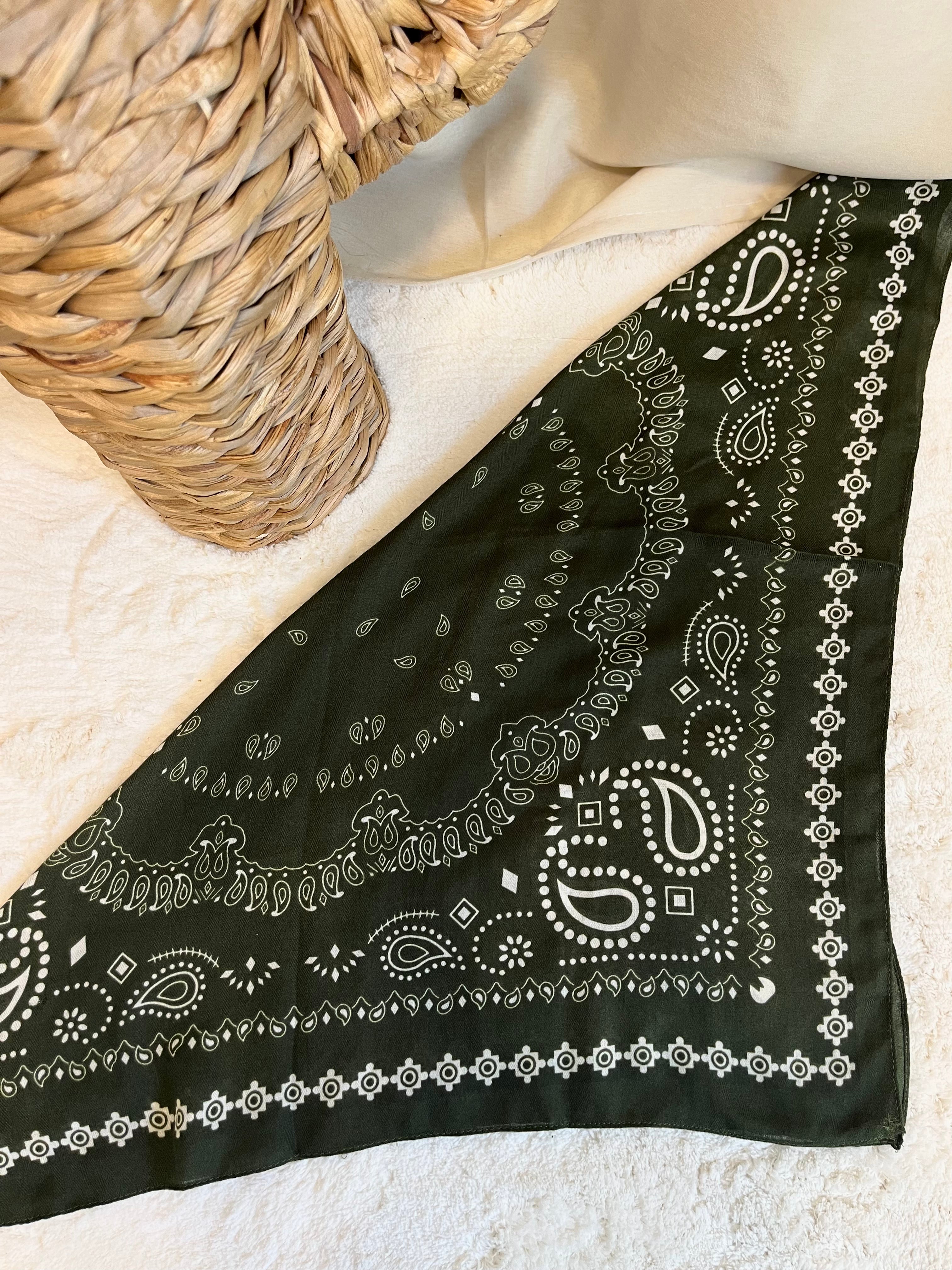 Foulard BANDANA kaki